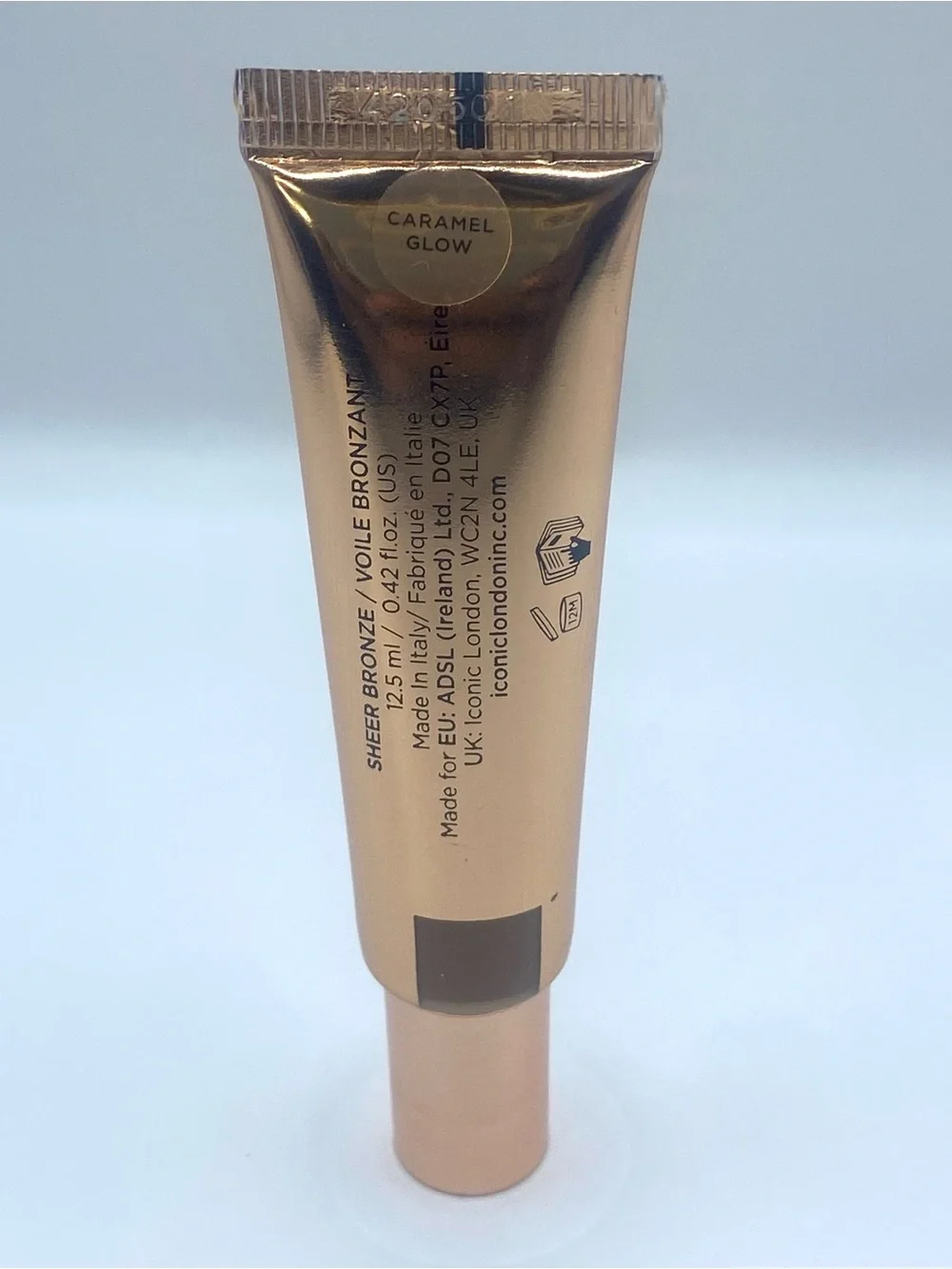 Iconic London‎ Sheer Bronze Liquid Bronzer In Caramel Glow Full Size 0.42 oz